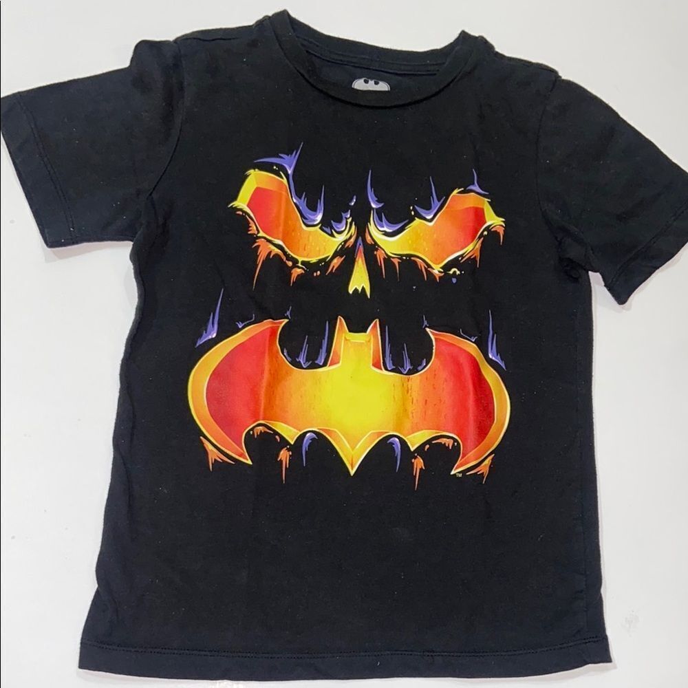 Batman Black T-Shirt with Batman Graphic Kids Size S-6/7